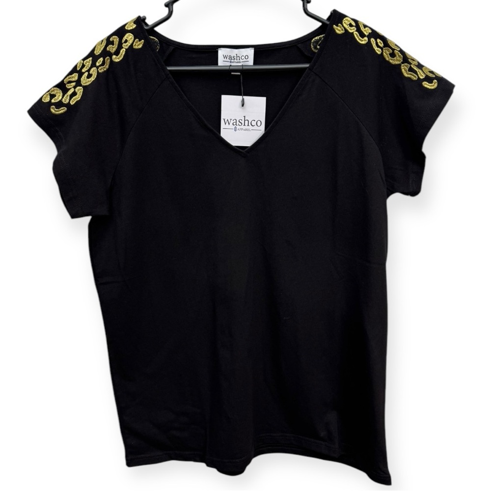 Washco Apparel Women’s Embroidered Blouse Size L